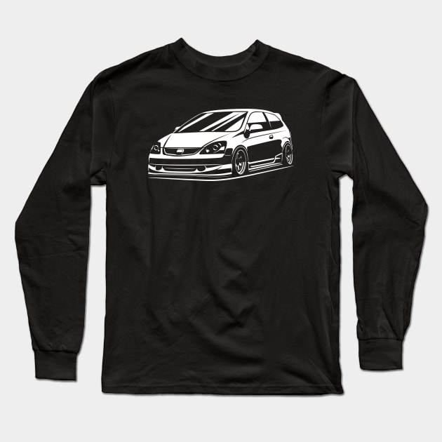 Civic EP3 Long Sleeve T-Shirt by Markaryan